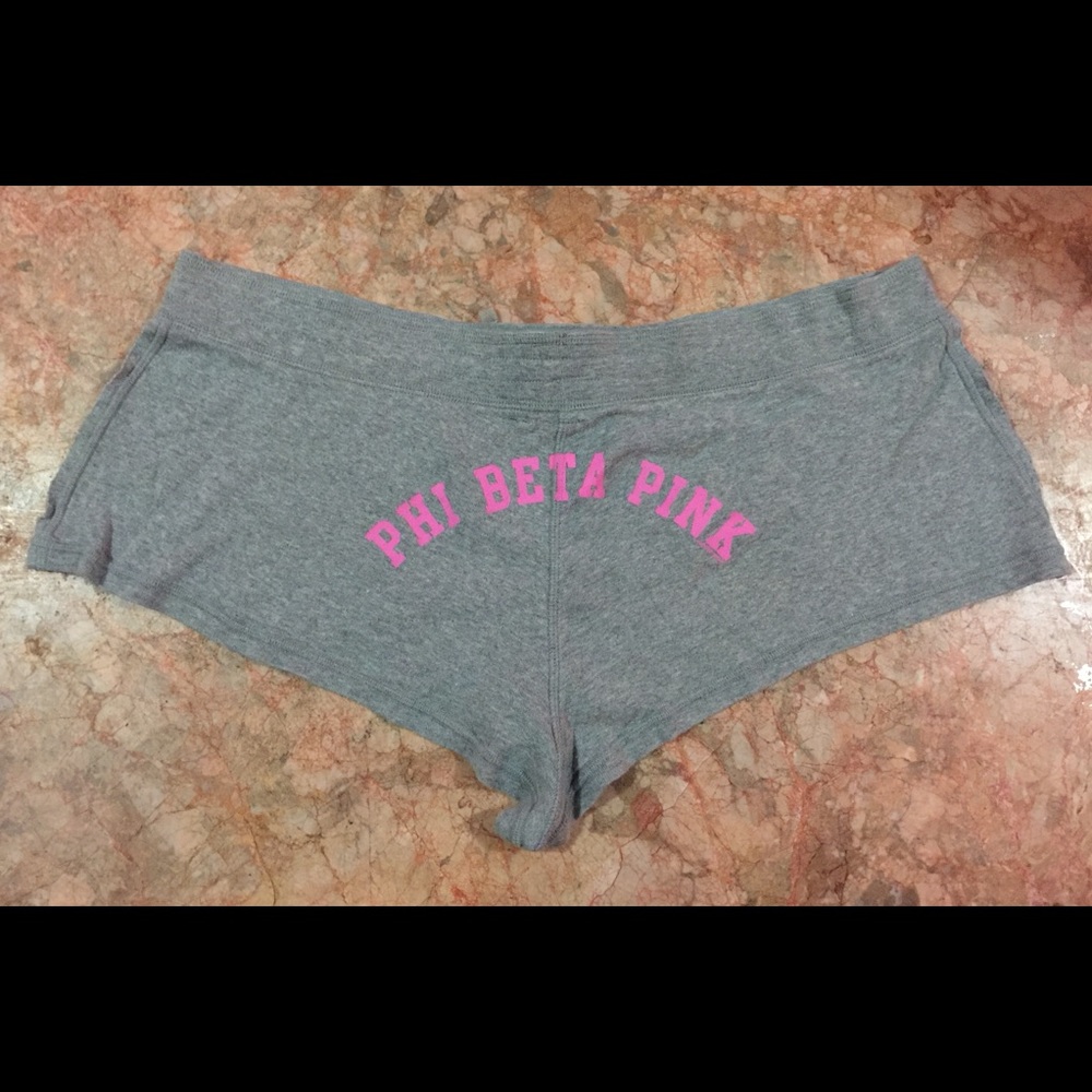 PINK Victoria’s Secret PHI BETA PINK Shorts